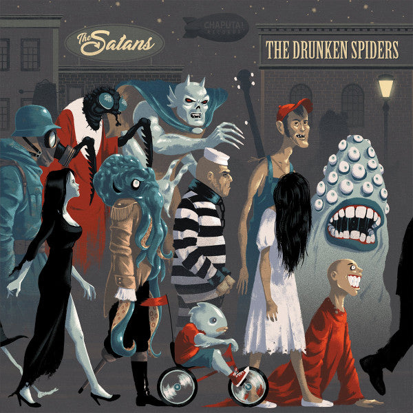 The Satans  & The Drunken Spiders ‎–Monster Parade Vol.3 7"