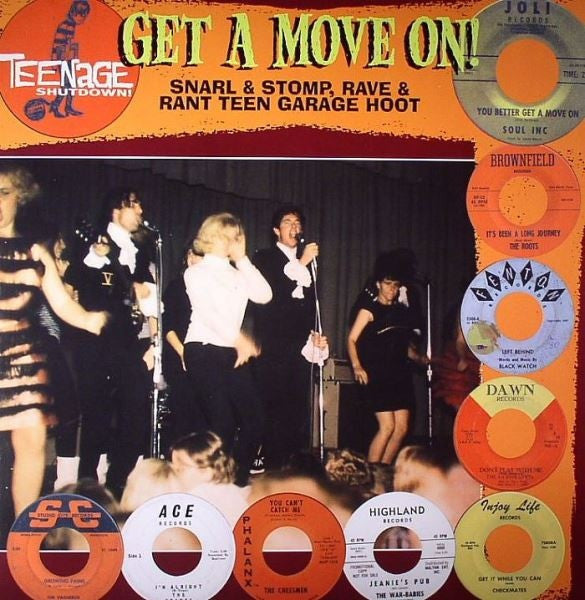 Various – Get A Move On! (Snarl & Stomp, Rave & Rant Teen Garage Hoot) LP