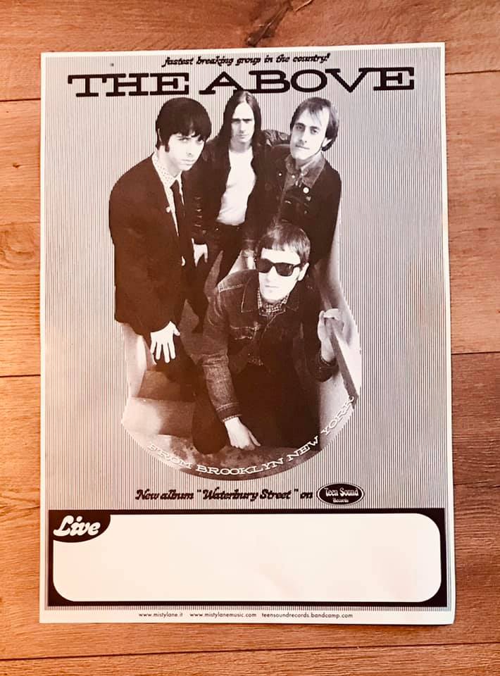 The ABOVE tour poster Teen Sound Records