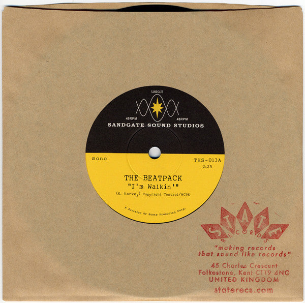 The Beatpack ‎– I'm Walkin' 45
