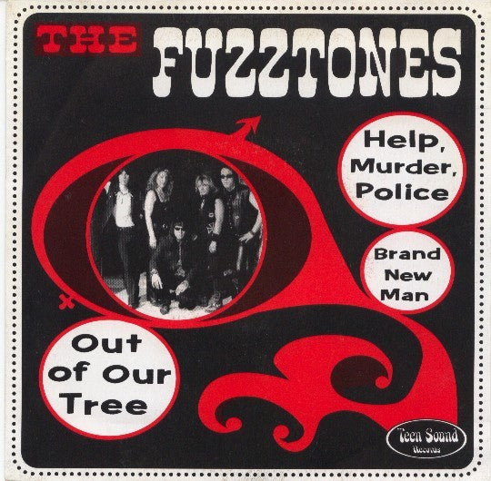 THE FUZZTONES ‎– Help, Murder, Police 7" EP