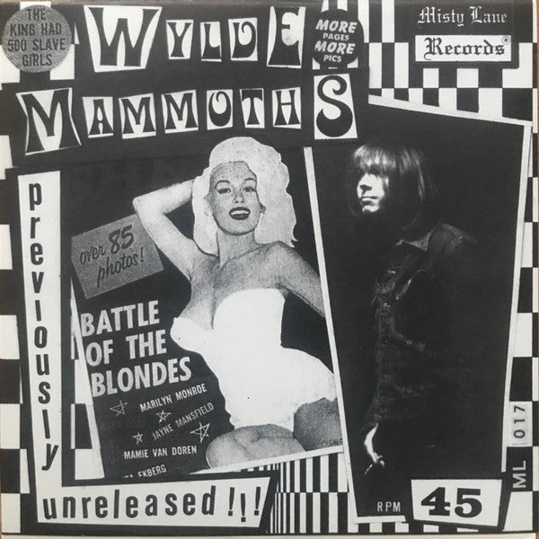 Various – Weird Out - The Swedish Garage Scene 1986-1992 LP + THE WYLDE MAMMOTHS