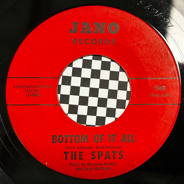 The Spats ‎– Bottom Of It All 45