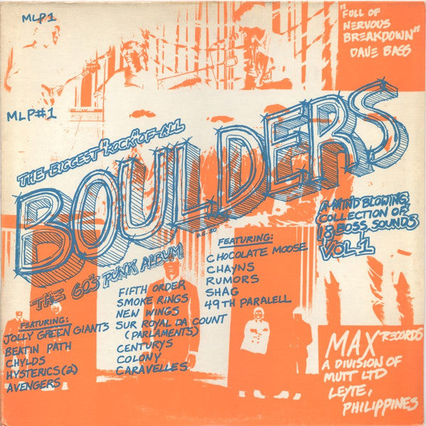 Various – Boulders Vol 1 LP VG+/VG+\