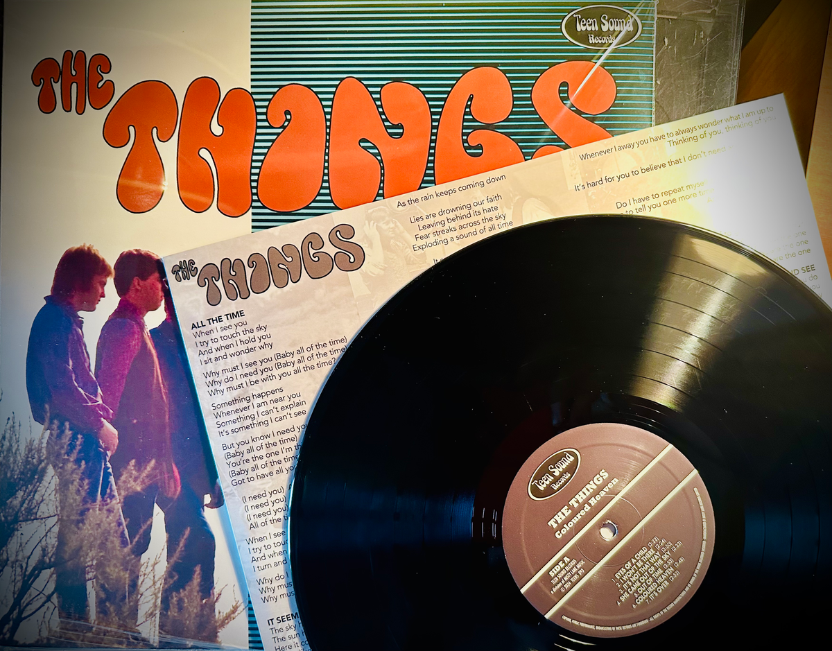 THE THINGS "Coloured Heaven" (LP - New Master w/3 Bonus tracks)